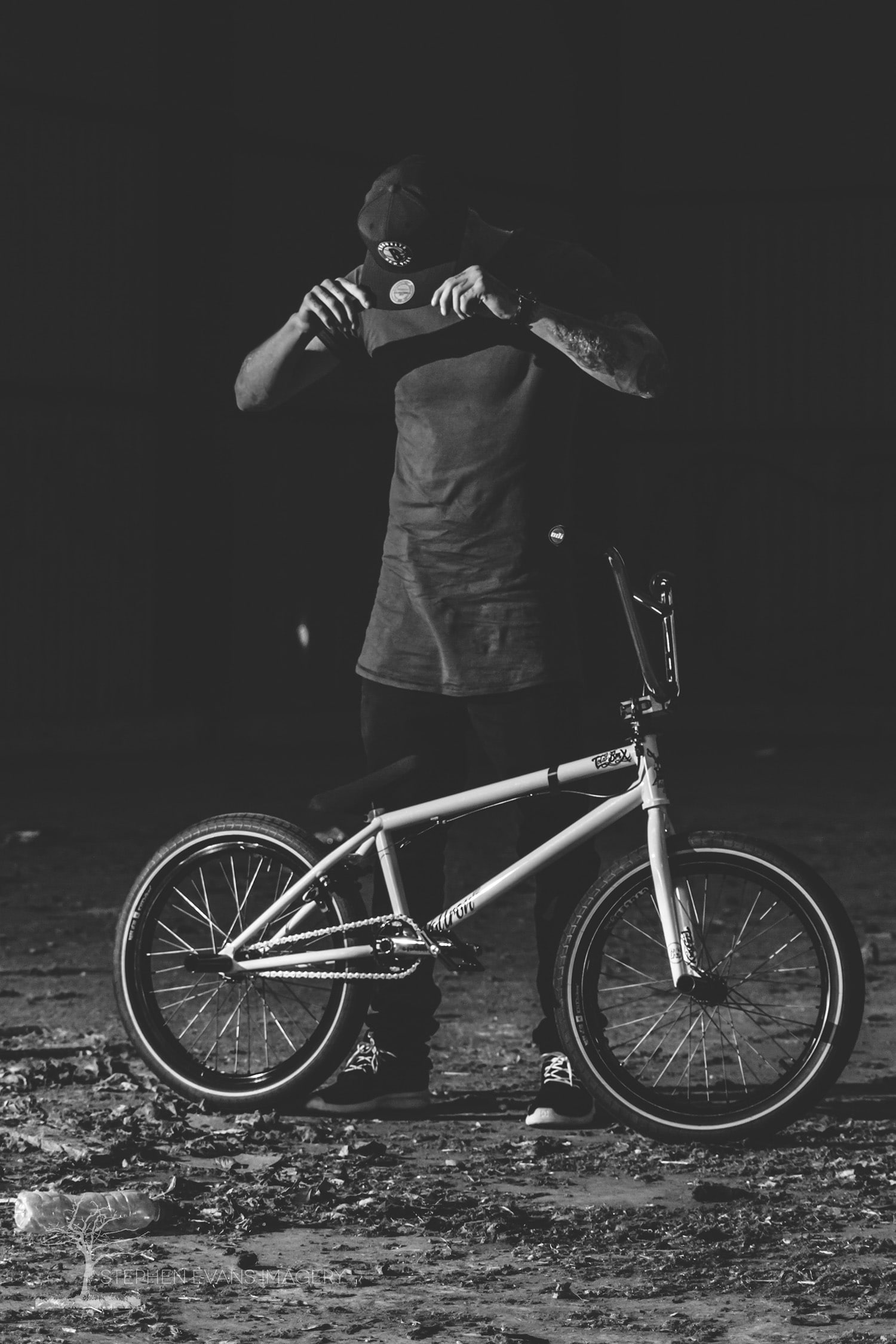 Jack posing with BMX bike